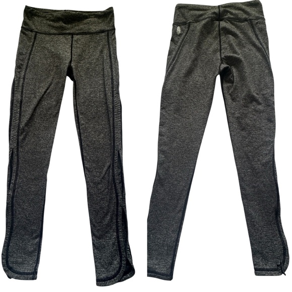 Free People Movement Gray and Athleta Dark Gray Athletic Workout Leggings Sz XS - Picture 5 of 8